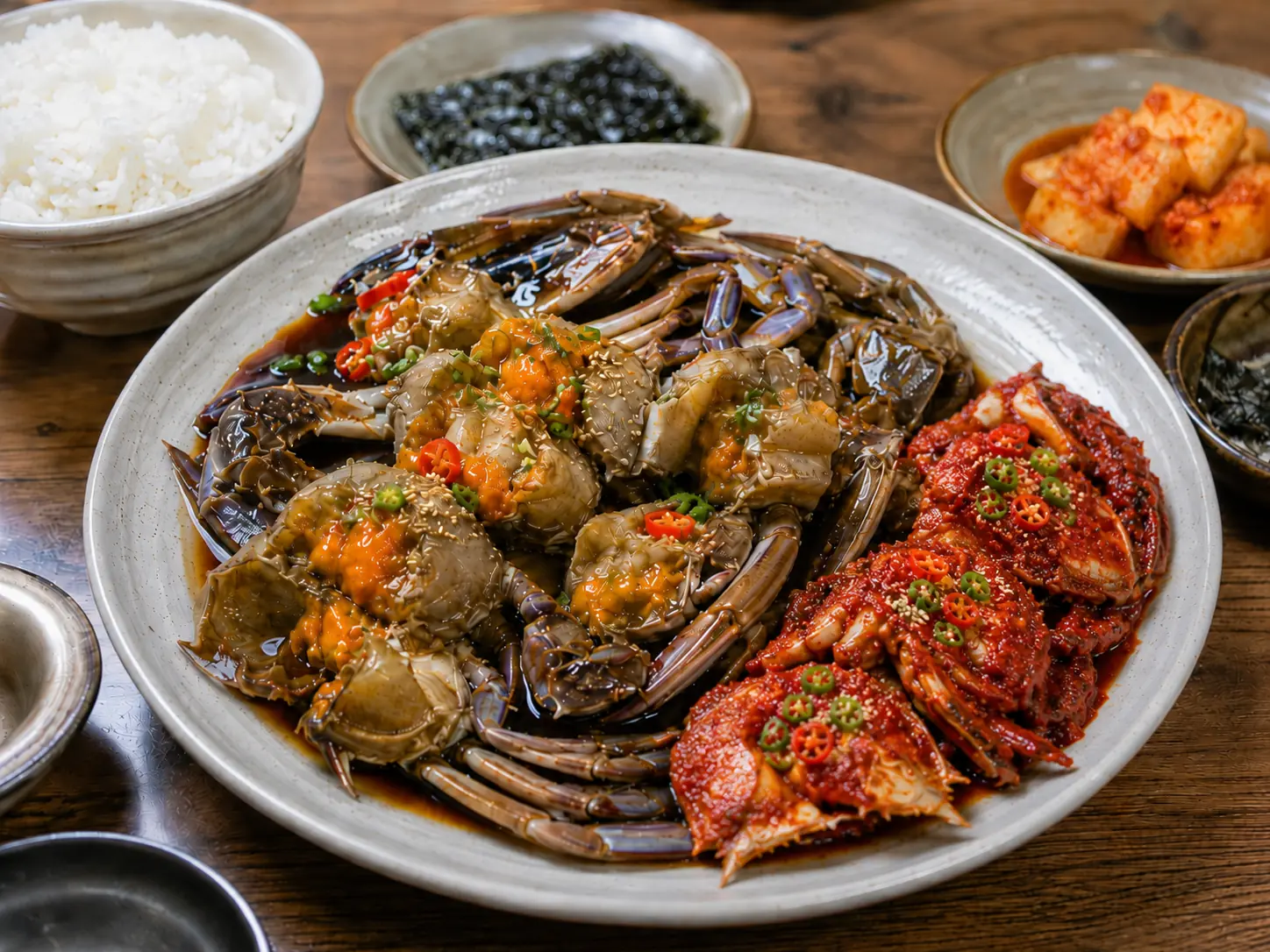 여수 봉산동 게장백반거리